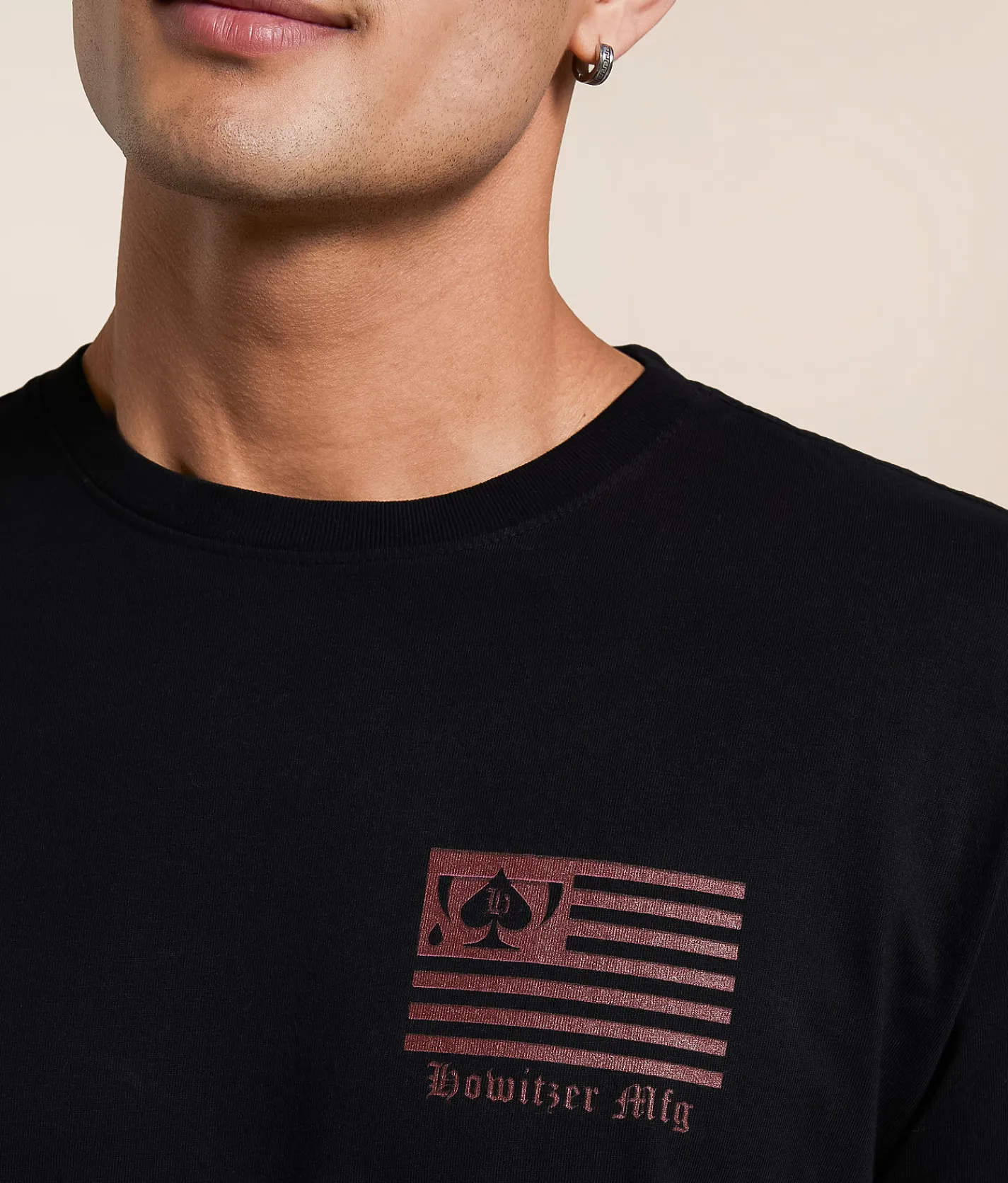 Tops|Graphic T-Shirts | Howitzer Life T-Shirt Black