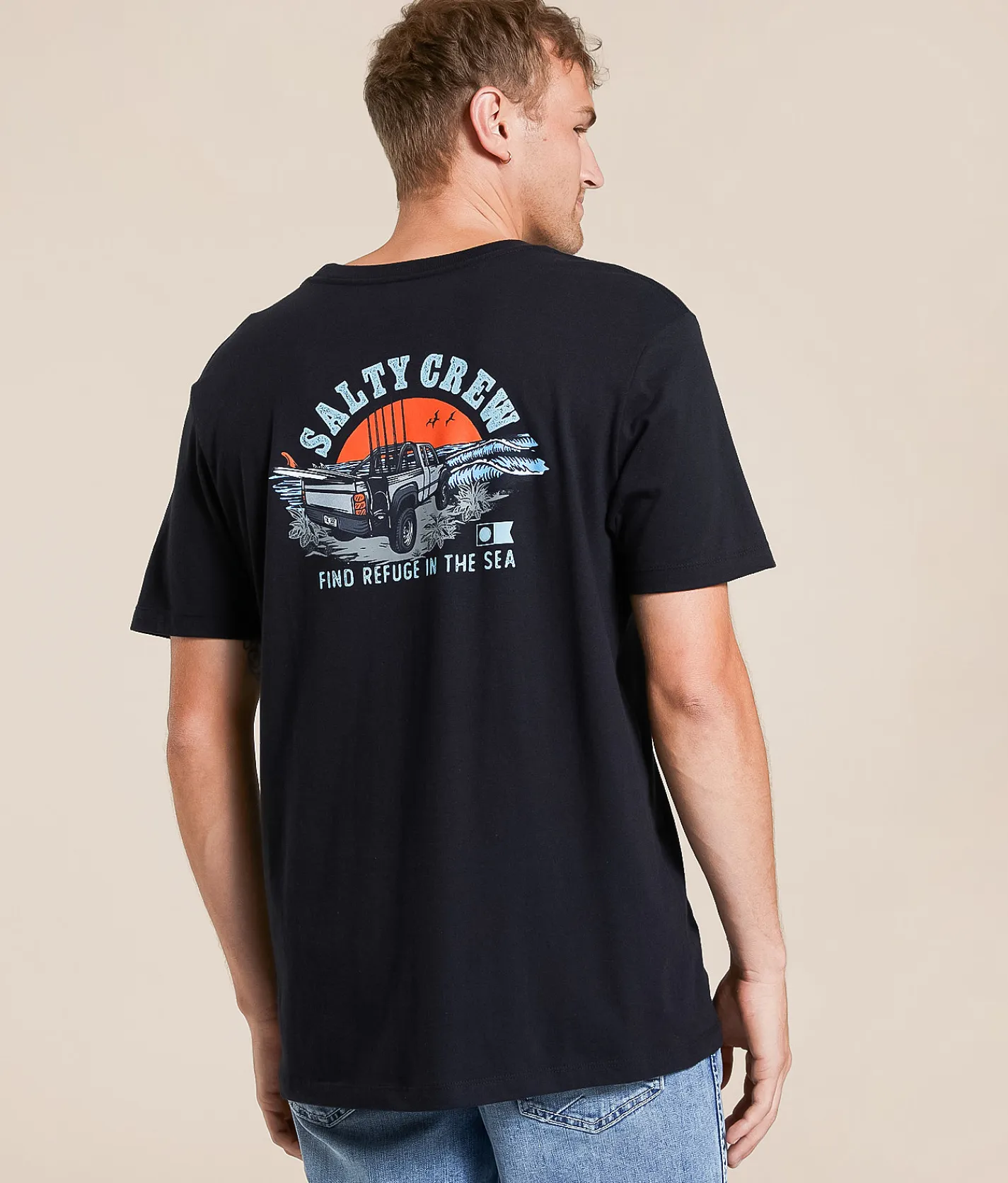 Tops|Graphic T-Shirts | Salty Crew Lifted T-Shirt Black
