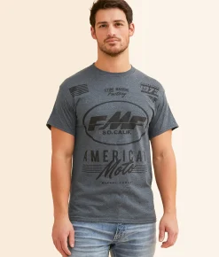 Graphic T-Shirts | FMF Lift Off T-Shirt Black Heather