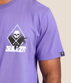Sullen Lightning T-Shirt Blue Iris