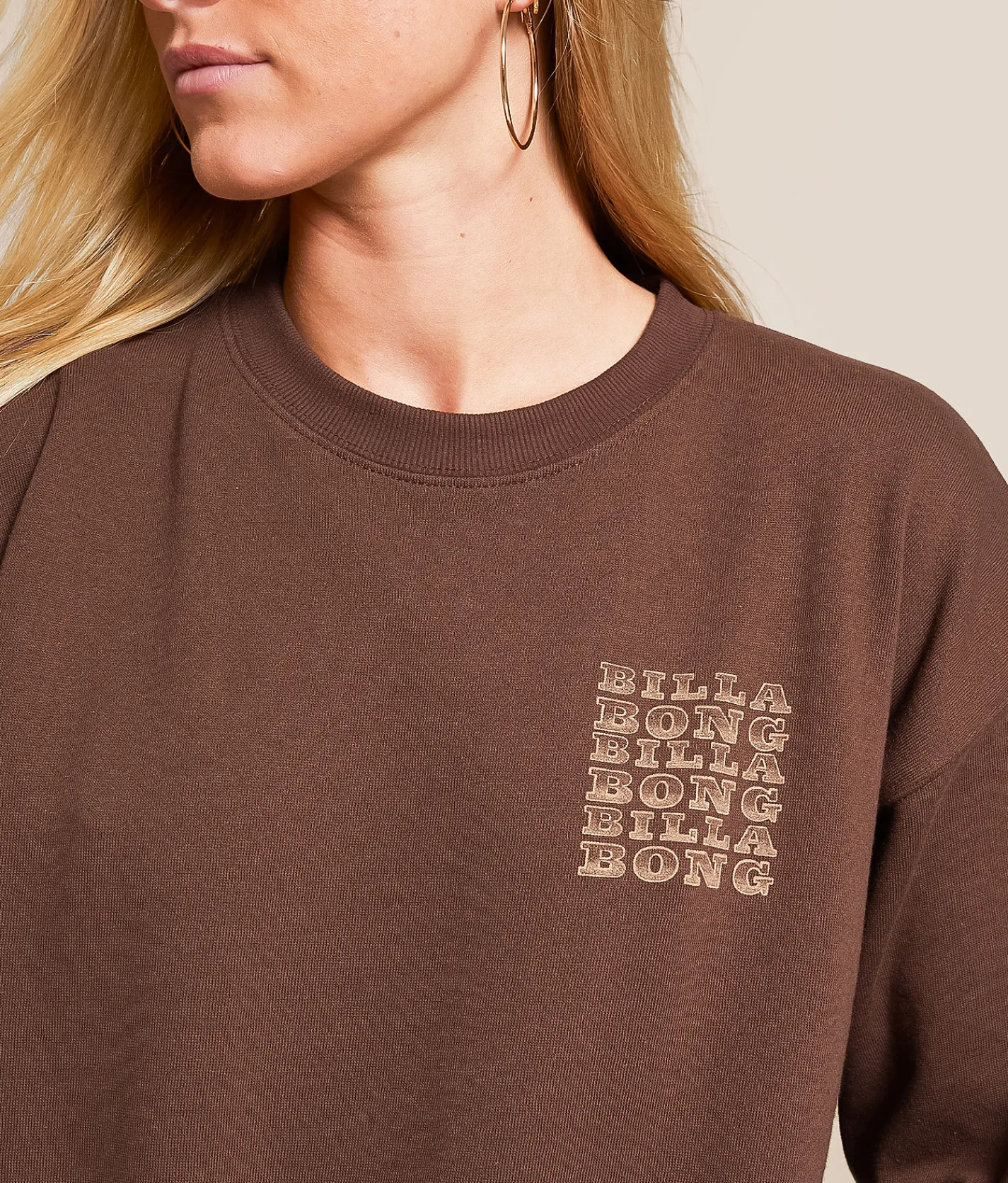Billabong Light The Way Oversized Pullover Teak Sale