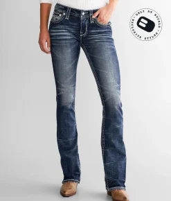 Jeans|Bottoms | Rock Revival Lilas Low Rise Boot Stretch Jean Lilas B205