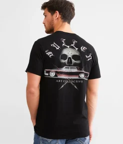 Graphic T-Shirts | Sullen Lincoln T-Shirt Jet Black