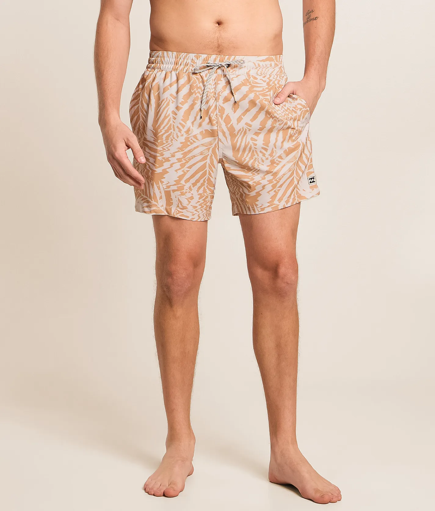 Bottoms | Billabong Line up Layback Stretch Swim Trunks Peach