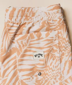 Bottoms | Billabong Line up Layback Stretch Swim Trunks Peach