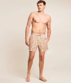 Billabong Line up Layback Stretch Swim Trunks Peach New