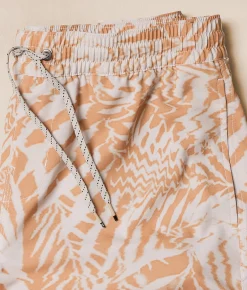 Billabong Line up Layback Stretch Swim Trunks Peach New