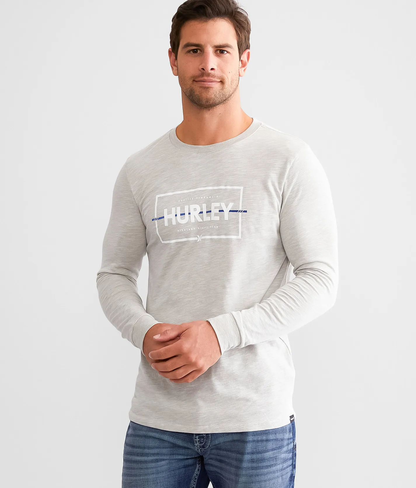 Graphic T-Shirts|Activewear | Hurley Line Up T-Shirt Sail Streaky