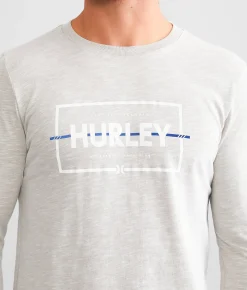 Graphic T-Shirts|Activewear | Hurley Line Up T-Shirt Sail Streaky