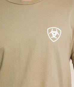 Tops|Graphic T-Shirts | Ariat Lit Mesa Shield T-Shirt Fallen Rock