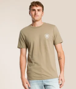 Tops|Graphic T-Shirts | Ariat Lit Mesa Shield T-Shirt Fallen Rock