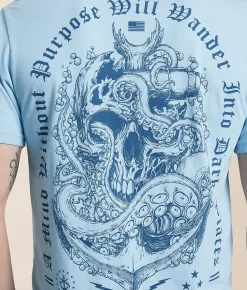 Howitzer Live Free T-Shirt Air Blue New