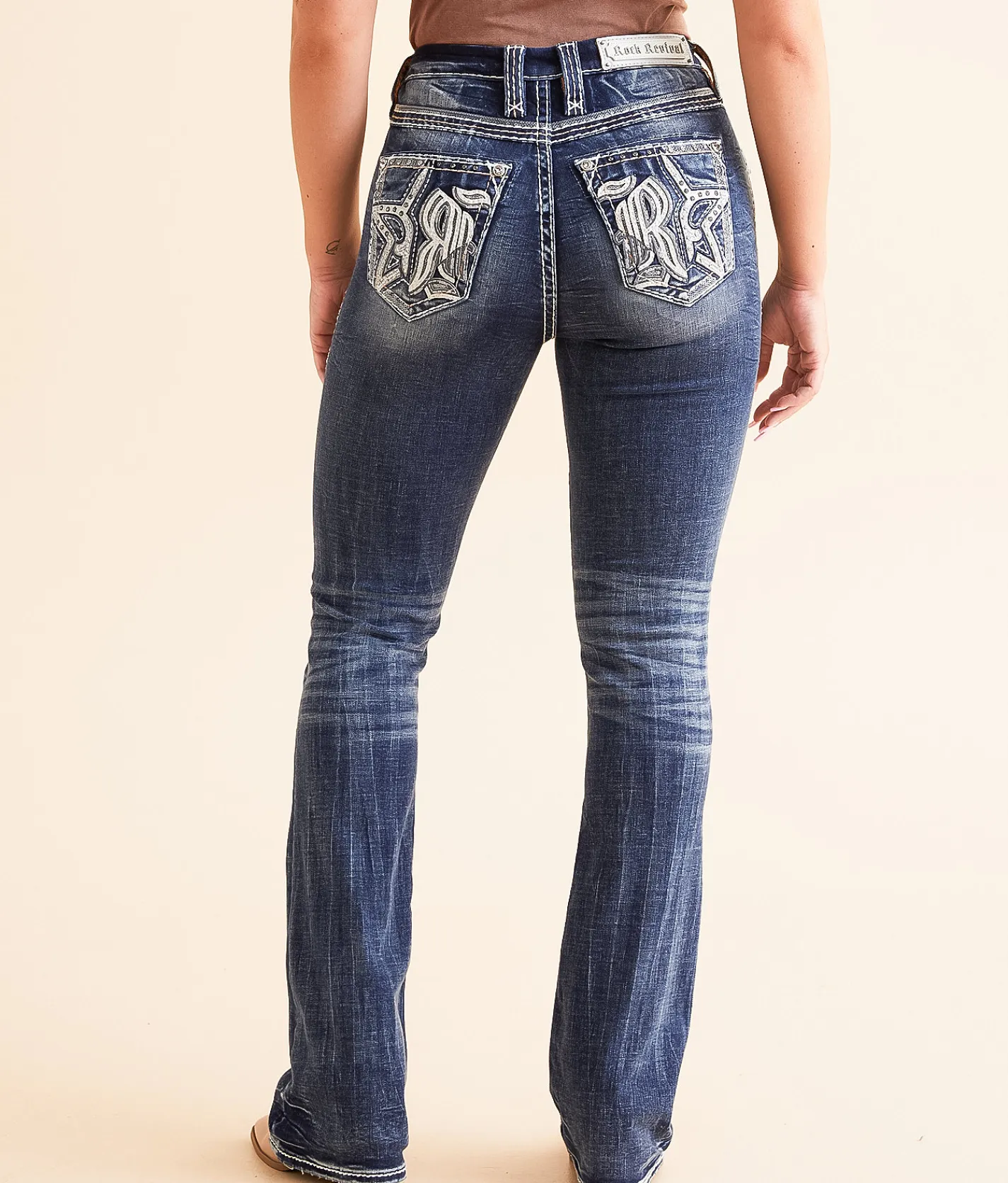 Rock Revival Lizbeth High Rise Boot Stretch Jean Lizbeth UB206 Hot