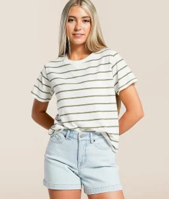 Tops | White Crow Liz T-Shirt Vetiver