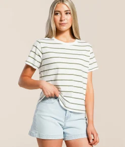 Tops | White Crow Liz T-Shirt Vetiver