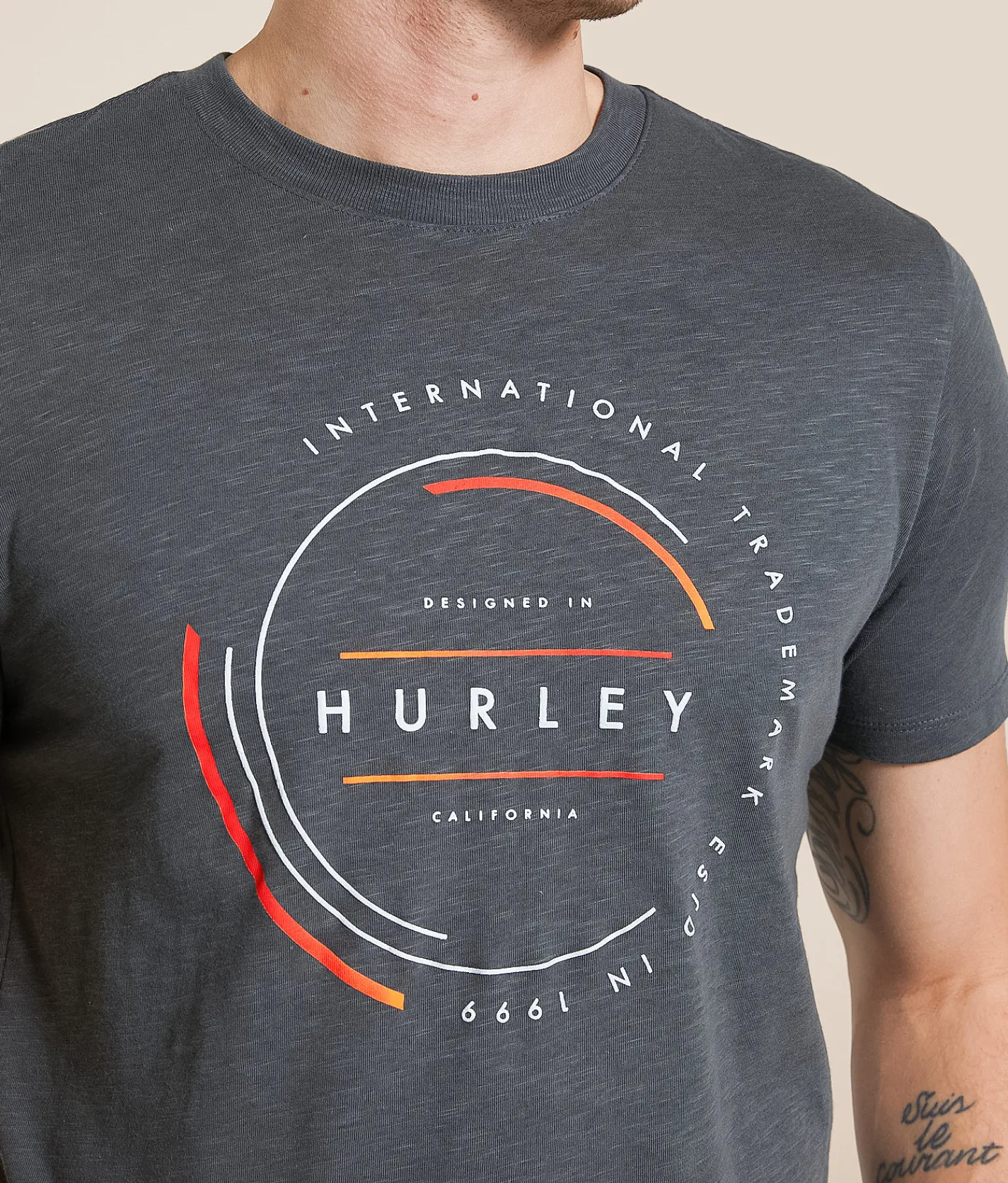 Hurley Loadout T-Shirt Dark Shadow Black