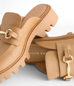 Shoes | London Rag Loafer Mule Shoe Camel