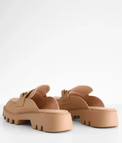 Shoes | London Rag Loafer Mule Shoe Camel