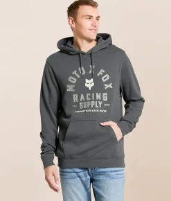 Fox Local Racer Hooded Sweatshirt Dark Shadow Clearance