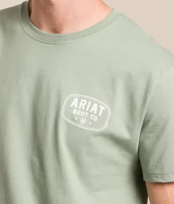 Tops | Ariat Locked Lasso T-Shirt Lily Pad