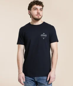 Ariat Lockup Flag T-Shirt Black Best