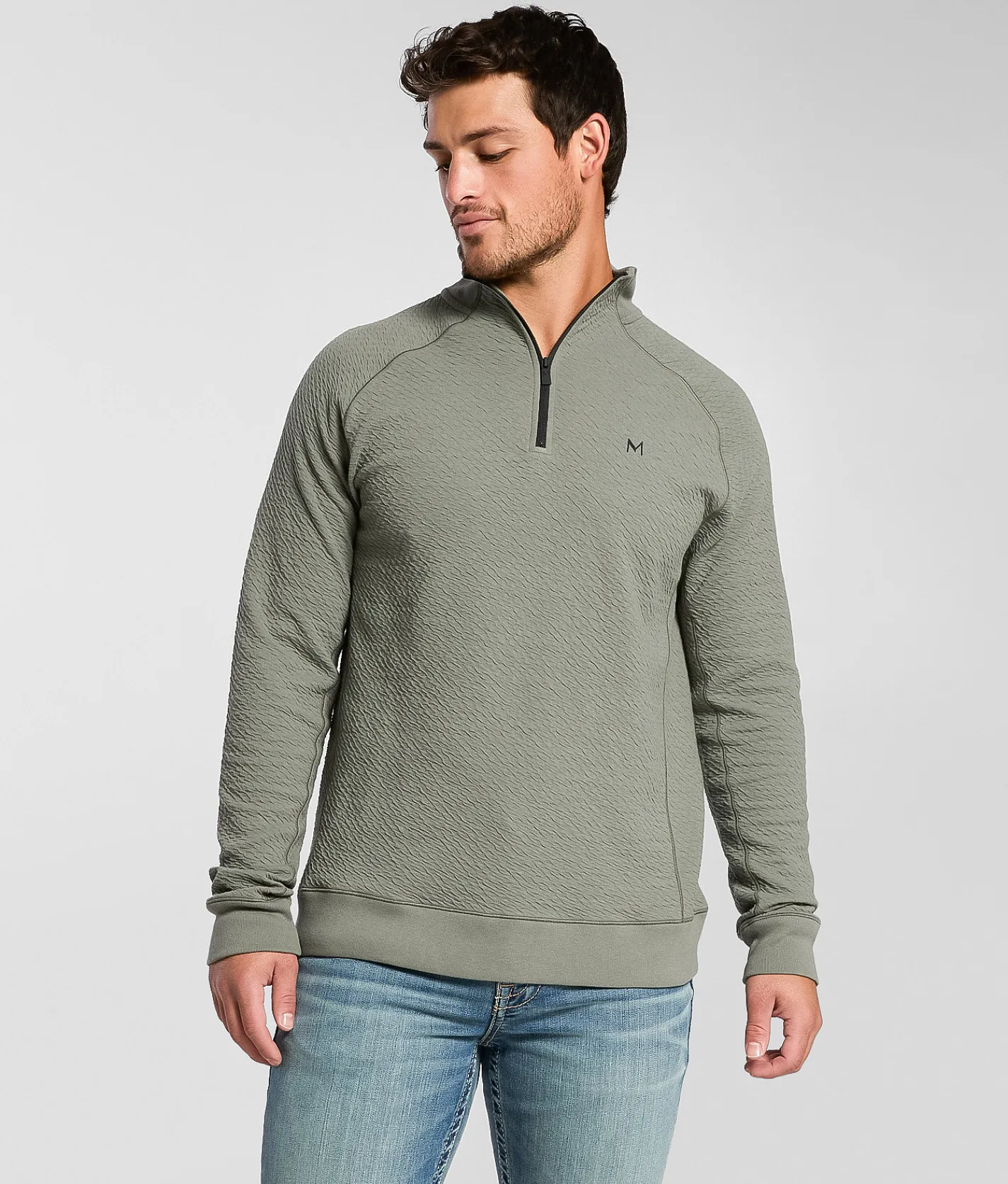 Tops | Maven Co-op Lodge Heat Quarter Zip Pullover Castor Grey