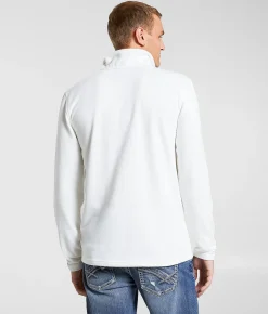 Maven Co-op Lodge Heat Quarter Zip Pullover Ivory Clearance