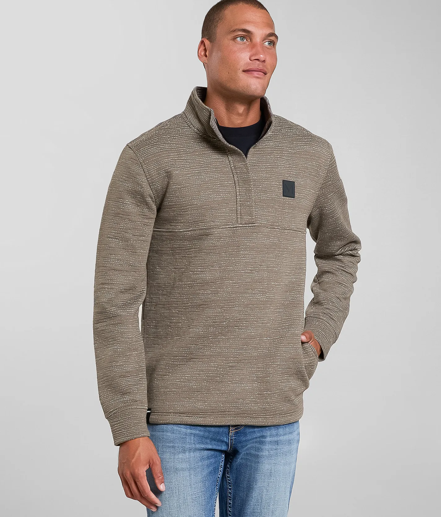 Maven Co-op Lodge Quarter Zip Pullover Morel Hot