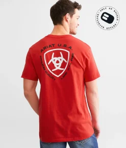 Graphic T-Shirts | Ariat Loft Simple Seal T-Shirt Mars Red