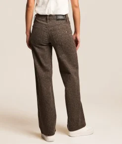 Jeans|Bottoms | HIDDEN Logan Cheetah Dad Stretch Jean Brown Cheetah