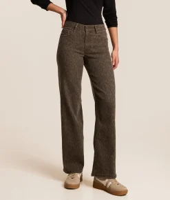 HIDDEN Logan Cheetah Dad Stretch Jean Brown Cheetah Clearance
