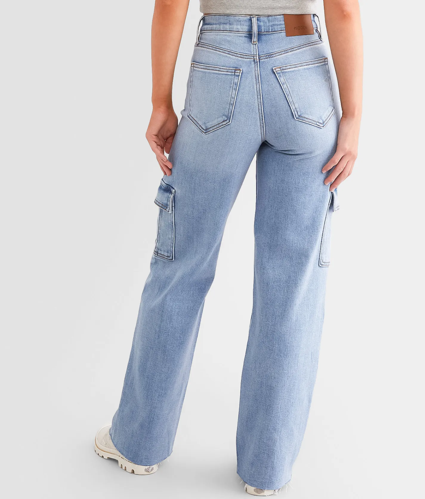 HIDDEN Logan Dad Cargo Stretch Jean Medium Light Discount