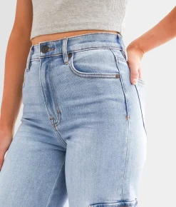 HIDDEN Logan Dad Cargo Stretch Jean Medium Light Discount