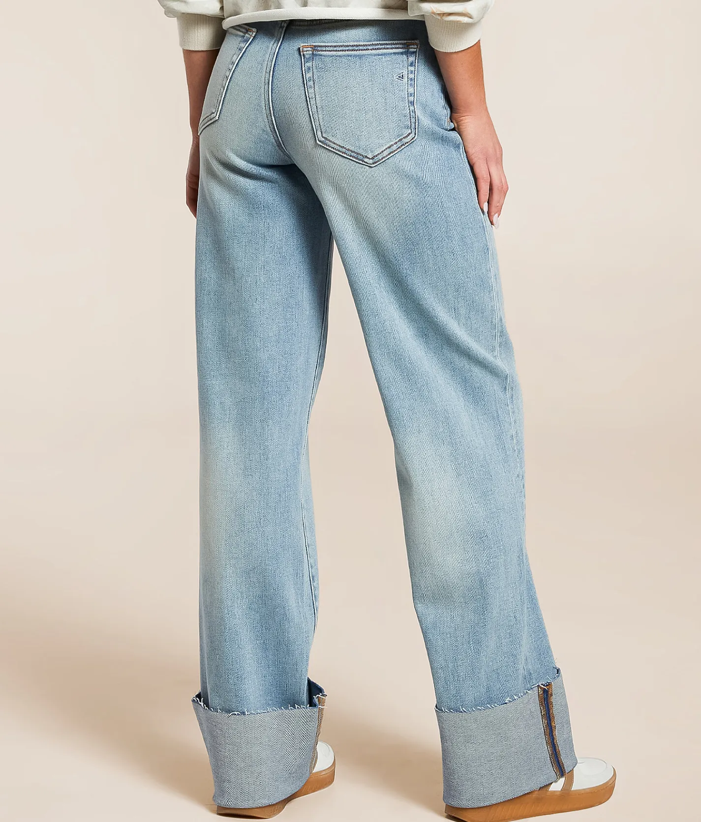 Jeans|Bottoms | HIDDEN Logan Dad Cuffed Stretch Jean Vintage