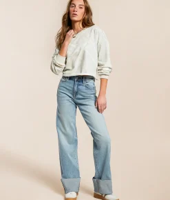 Jeans|Bottoms | HIDDEN Logan Dad Cuffed Stretch Jean Vintage