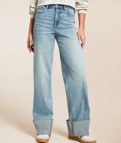 Jeans|Bottoms | HIDDEN Logan Dad Cuffed Stretch Jean Vintage