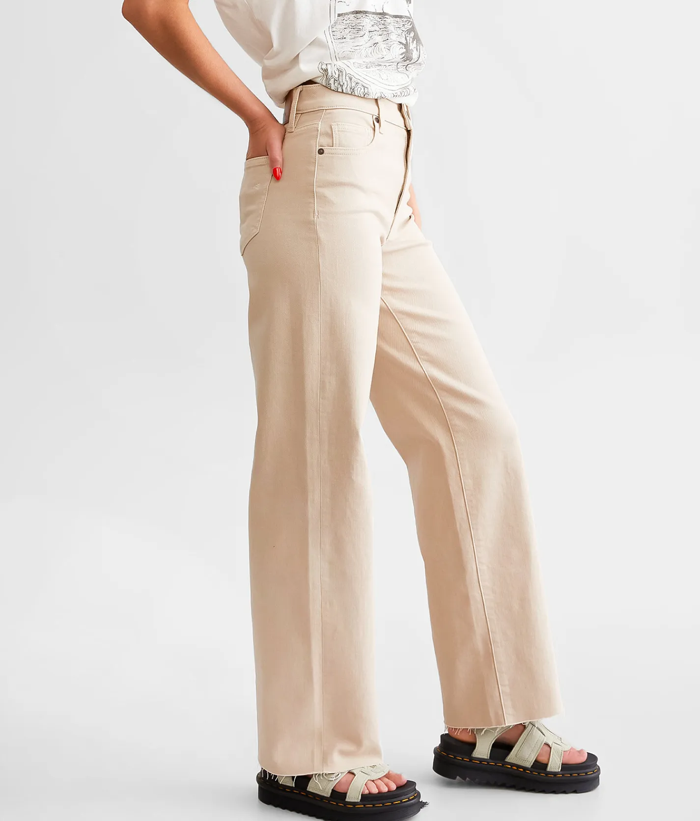 Bottoms | HIDDEN Logan Dad Pant Khaki