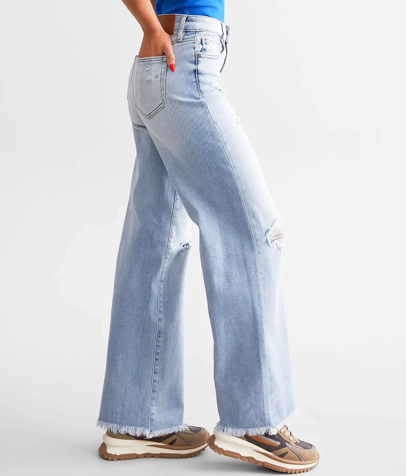 HIDDEN Logan Dad Stretch Jean Medium Light Hot