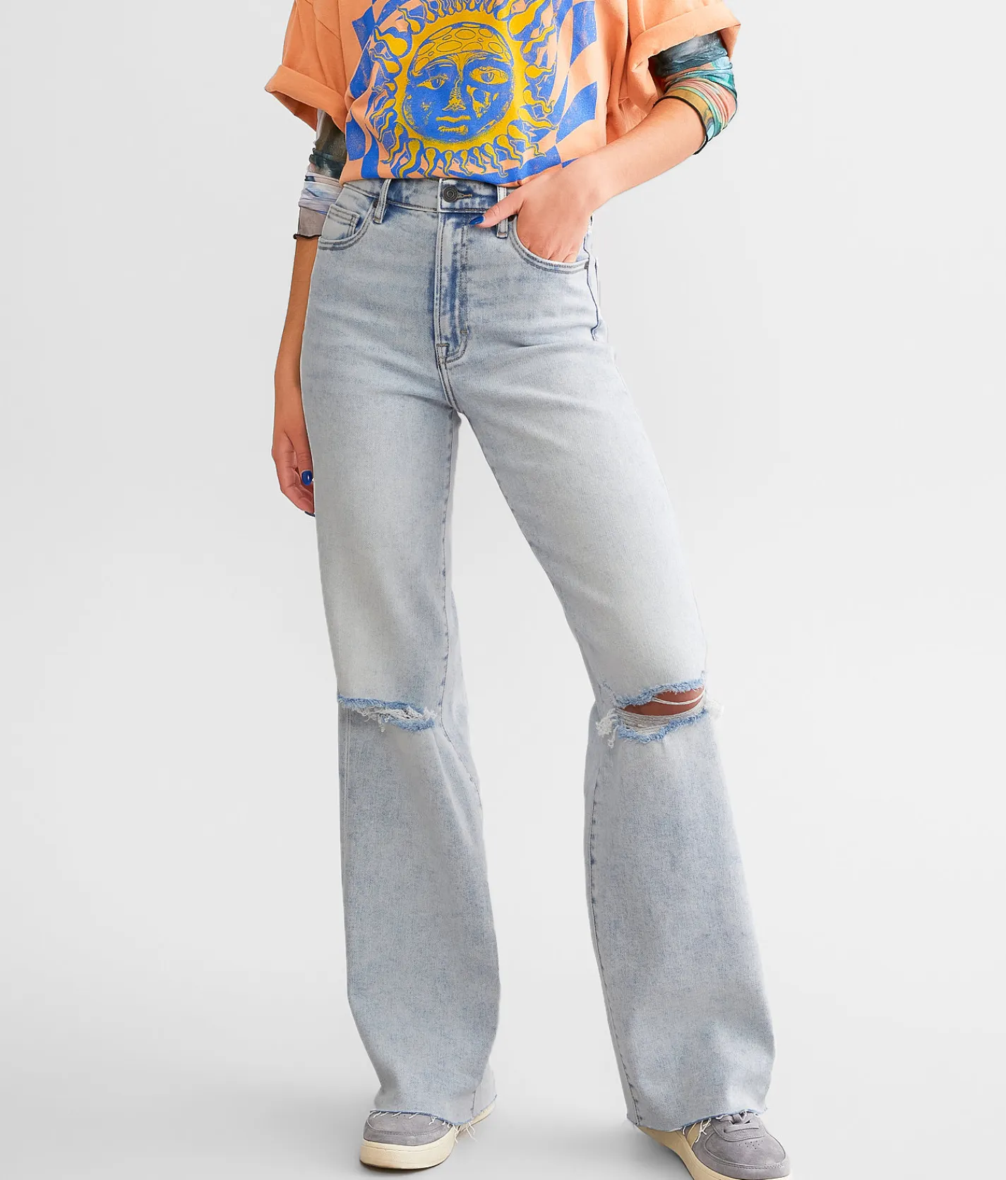 Jeans|Bottoms | HIDDEN Logan Dad Stretch Jean Light