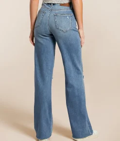 Jeans|Bottoms | HIDDEN Logan Dad Stretch Jean Medium Wash