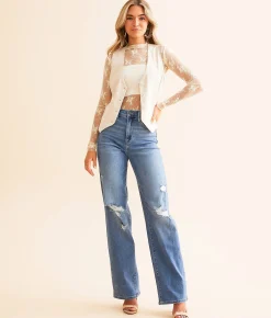 Bottoms | HIDDEN Logan Dad Stretch Jean Medium