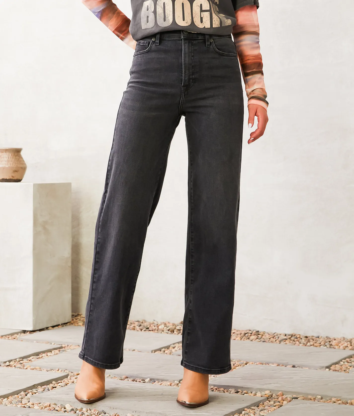 HIDDEN Logan Dad Stretch Jean Black Best