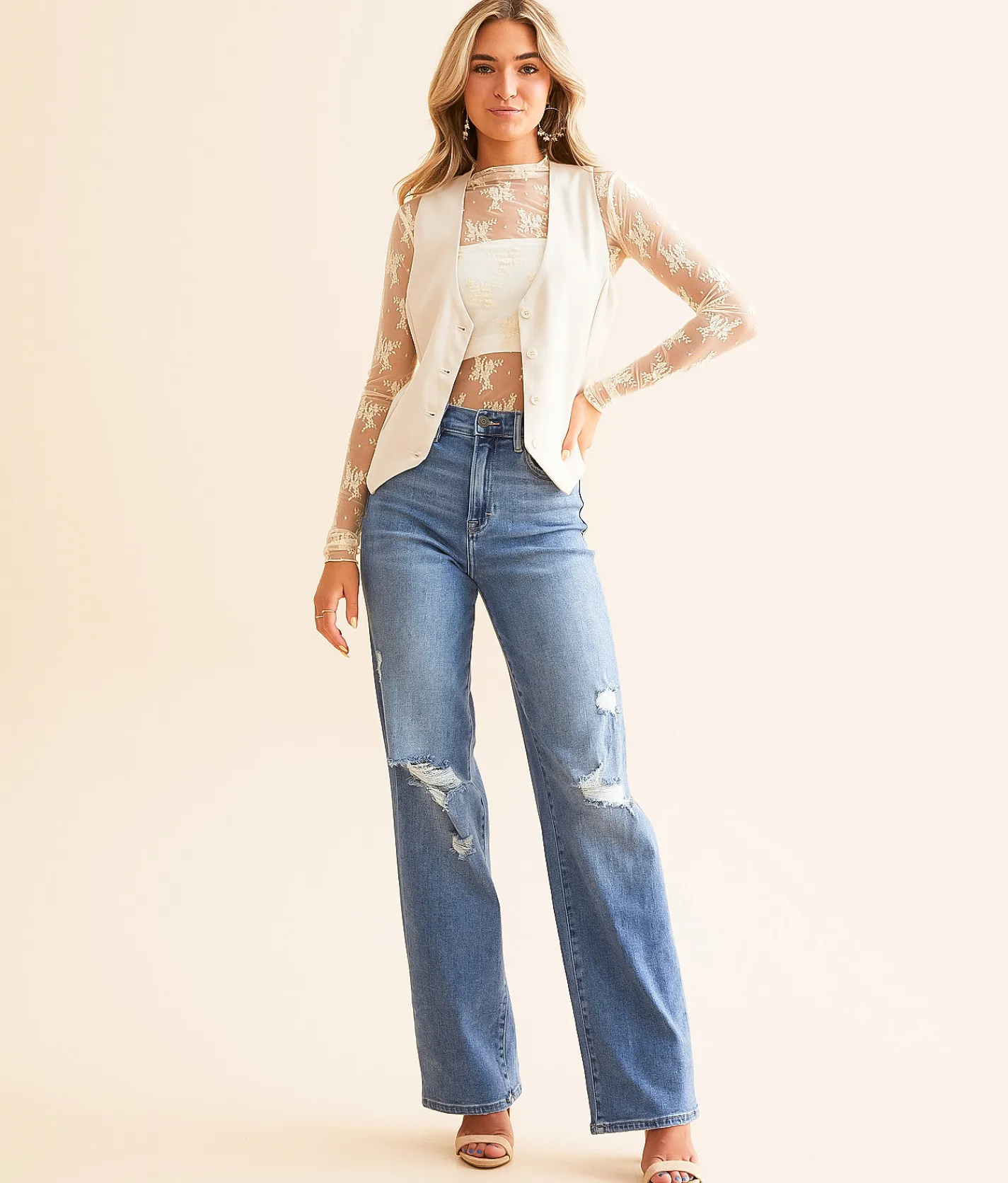 HIDDEN Logan Dad Stretch Jean Medium Clearance