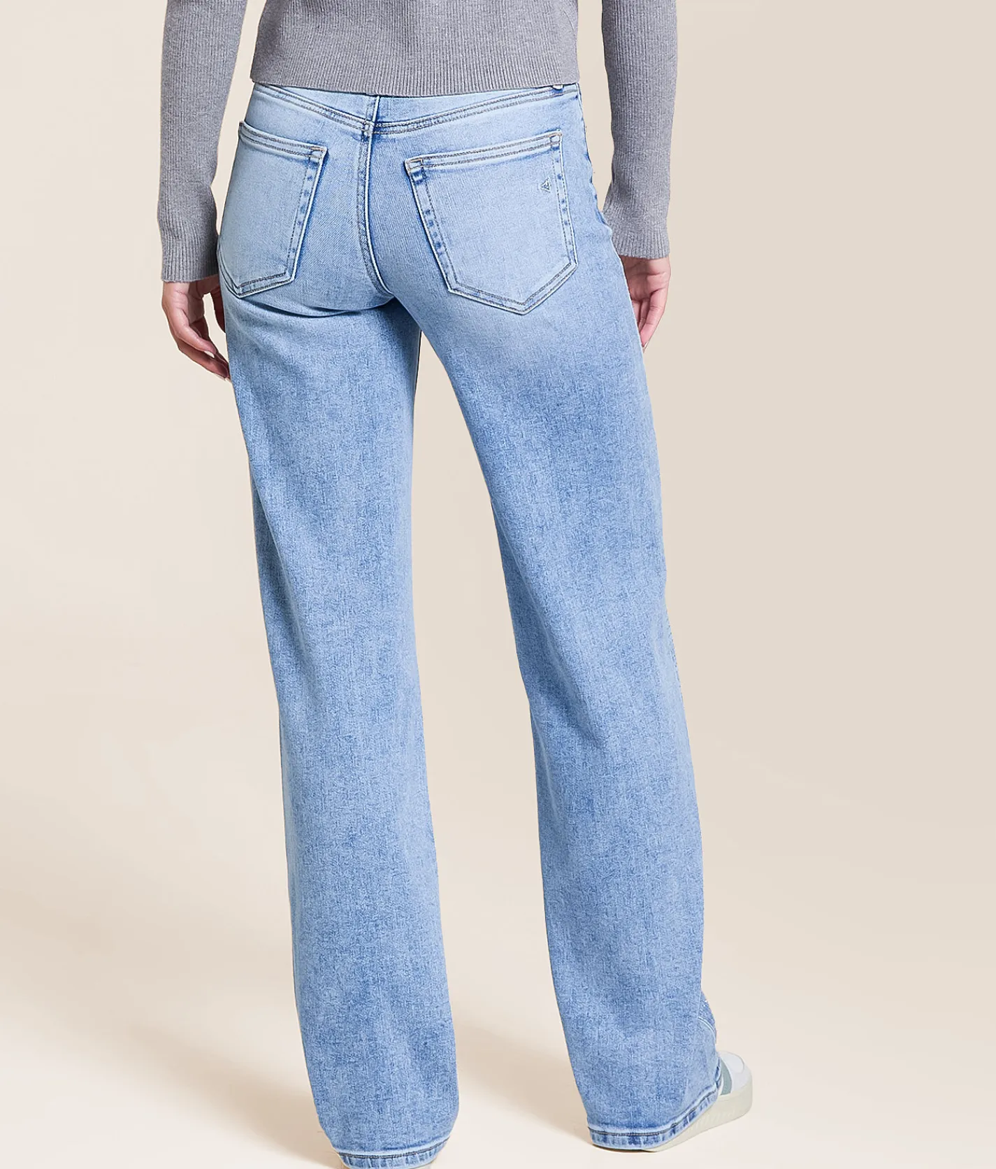 Jeans | HIDDEN Logan Rhinestone Dad Stretch Jean Light Rhinestone