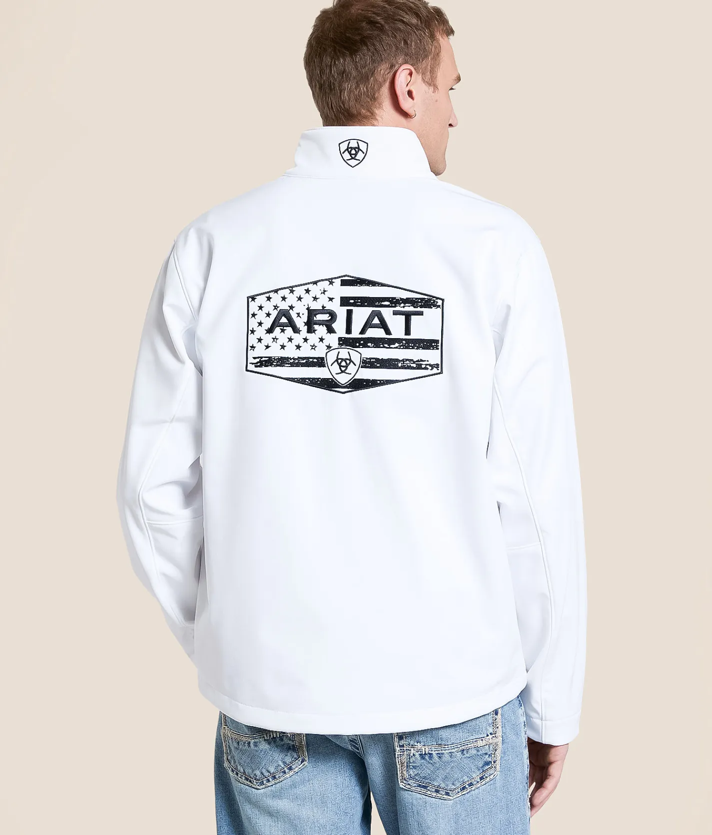 Ariat Logan Softshell Jacket White Discount