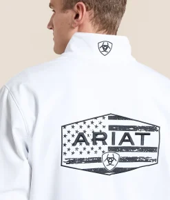 Ariat Logan Softshell Jacket White Discount