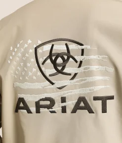Tops|Coats & Jackets | Ariat Logan Softshell Jacket White Pepper