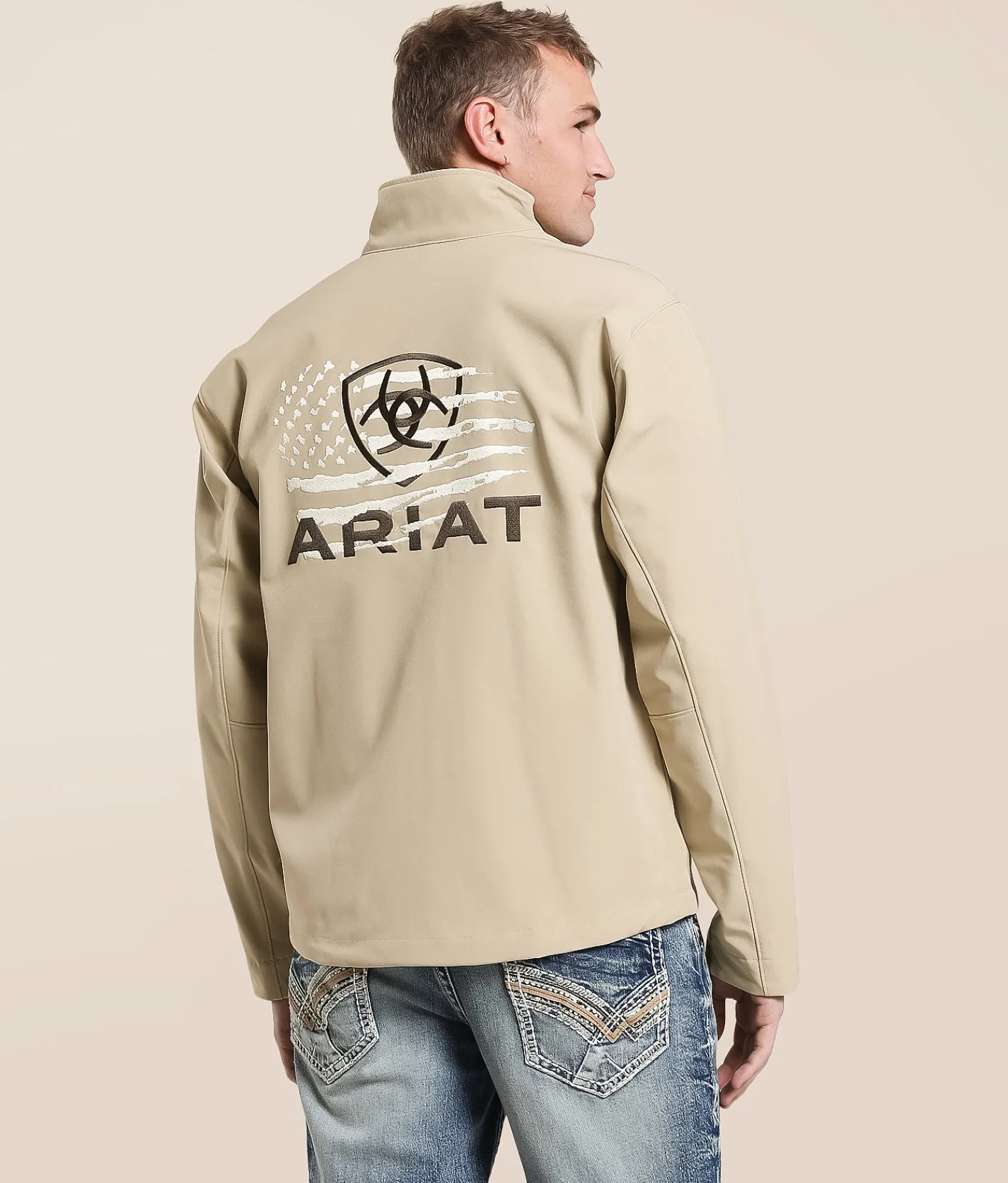 Tops|Coats & Jackets | Ariat Logan Softshell Jacket White Pepper