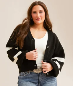 Wrangler® Logo Cardigan Sweater Black Sale