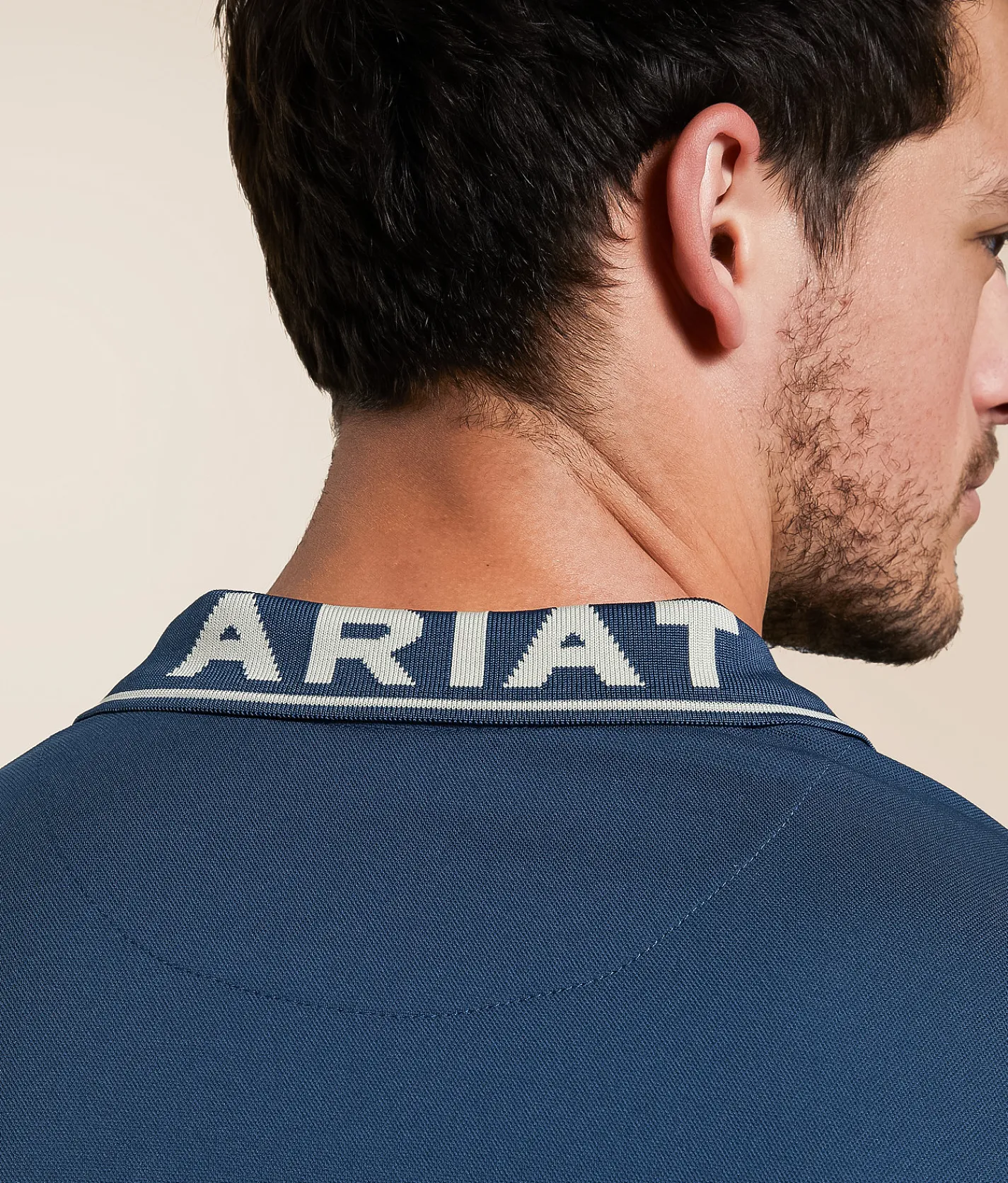 Ariat Logo Fitted TEK Polo Light Blue Best